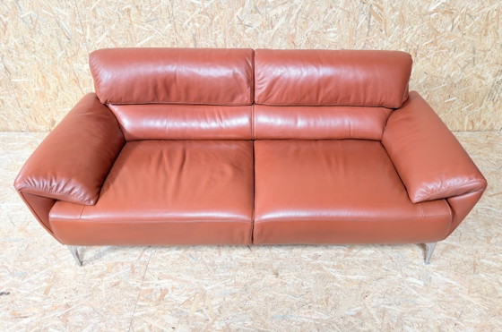 Image 1 of Agnelli Sofa 2 ,5 zits leren Italiaanse bank