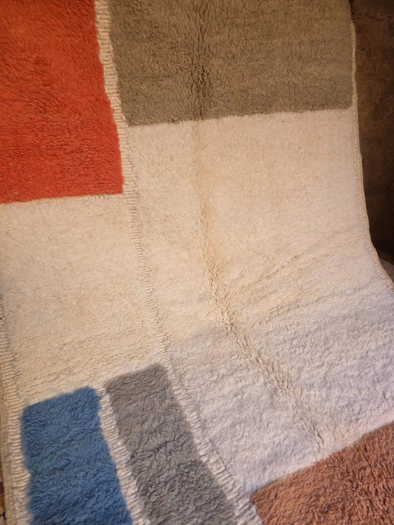 Image 1 of Moroccan contemporary Beni Ourain plush rug 240 x 165 cm 