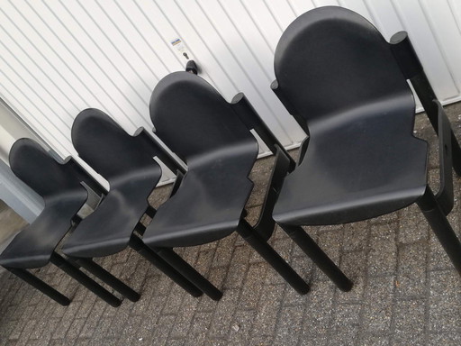 4x Thonet Flex Stühle