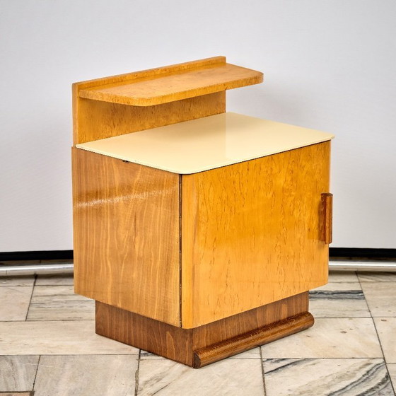 Image 1 of Set of two Art Déco nightstands by Jindřich Halabala, 1960s, Czechoslovakia