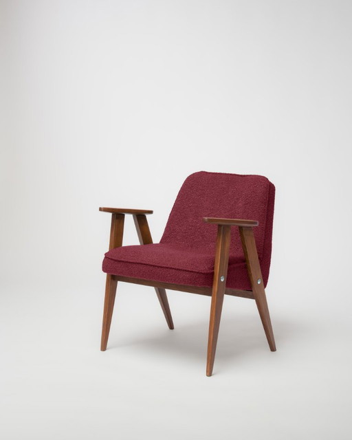 Fauteuil Chierowski 366 vintage restauré, moderne du milieu du siècle