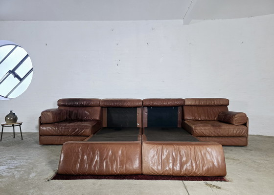 Image 1 of De Sede Ds 77 Sofa Daybed Modulaire Sofa Vintage jaren 60 70 Loft Studio Zitgroep