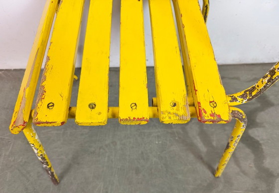 Image 1 of Vintage gele industriële stoel, jaren 60