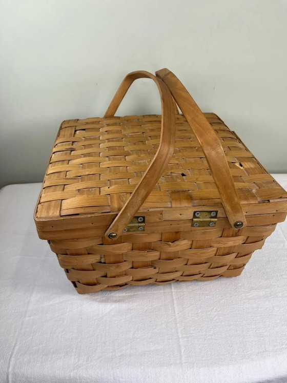 Grand Basket vintage – Decorative Objects, Wicker, Rattan (photo 9 of 10)