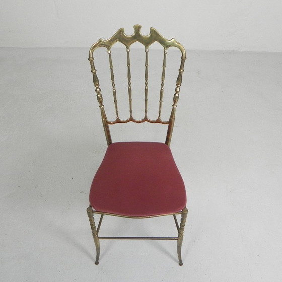 Image 1 of Stuhl im Hollywood-Regency-Stil, Chiavari, 1960er Jahre