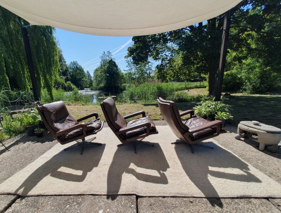 Image 1 of Strässle King Chair Collection – Set Of 3 – Design Armchairs