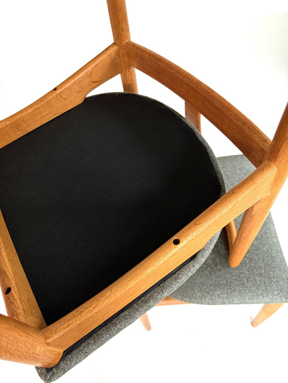 Image 1 of 4x sedia da pranzo restaurata 'Juliane', Johannes Andersen, Uldum Møbelfabrik '60