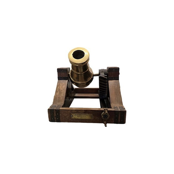 Vintage model of the Bombarda Leonardo Da Vinci, 70s/80s – Decorative Objects, Brass, Wood (photo 5 of 6)