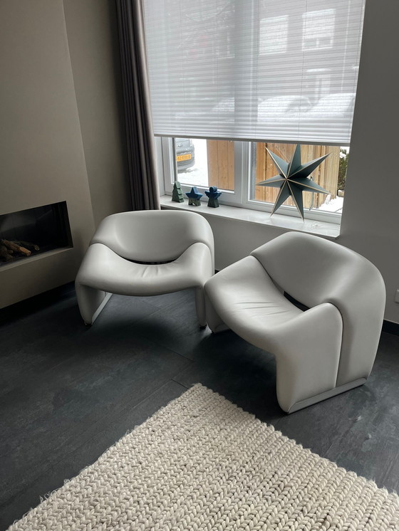 Image 1 of F598 Groovy Chair Artifort Pierre Paulin set van 2