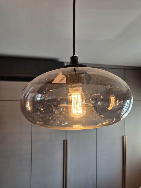 By Eve mix glass pendant lights on ceiling plate 9 pieces – Pendant lamps, Wood (photo 10 of 13)