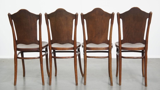 Image 1 of 4 x Antiker Jacob und Josef Kohn Bugholz Design Thonet Stuhl aus dem frühen 20.