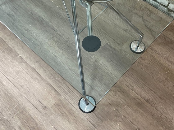 Tecno Nomos – Rechteckiges Glas | Norman Foster – Esstische, Metal (photo 4 of 8)