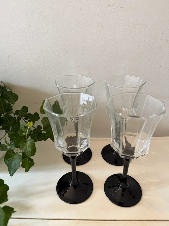Luminarc Weingläser Modell Octime – Gläser & Karaffe, Glass, Vintage (photo 2 of 6)
