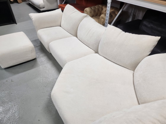Edra - Standard bank + poef by Francesco Binfaré – Modular sofas, Wool, Modern (photo 5 of 13)