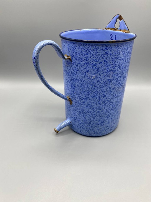 Enameled blue granite wall fountain, 2 liters – decoratieve objecten (photo 2 of 5)