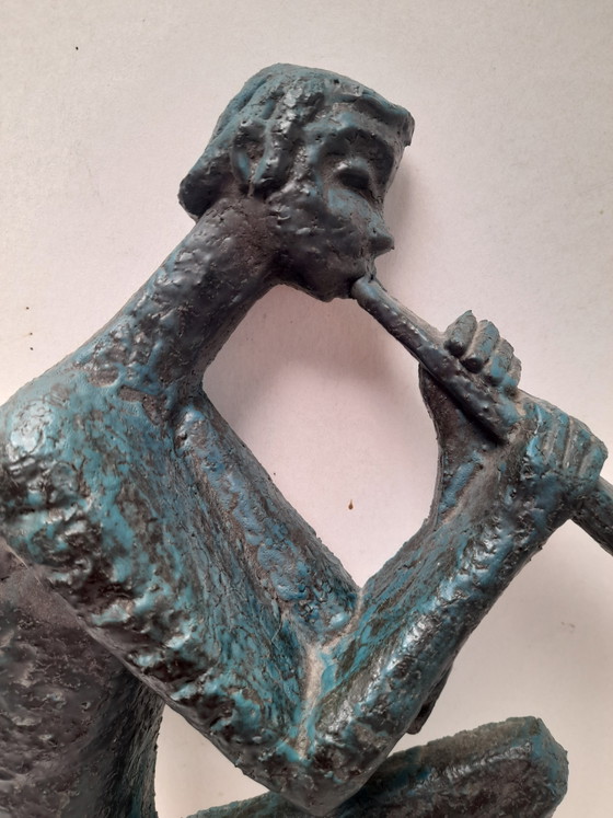 Bassorilievo murale brutalista degli anni '50 – Sculture, Bronze (photo 2 of 7)