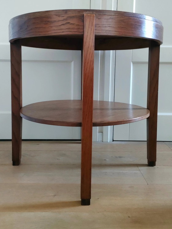 Image 1 of Grande table basse Art Déco, style École d'Amsterdam, années 1930