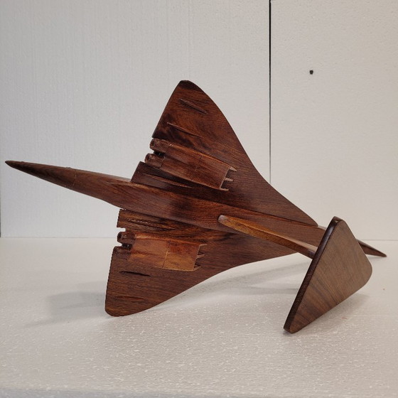 Image 1 of Modello di aereo "Concorde", legno, f. s. XX - Inghilterra