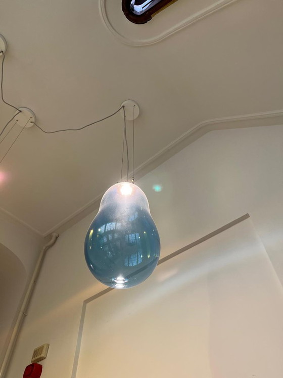 Image 1 of Alex de Witte - La Gran Burbuja, pequeño vaso de color azul