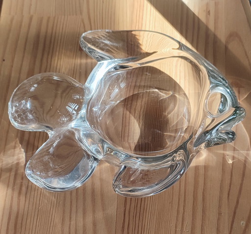 Moulded glass "fish" vintage pocket organizer