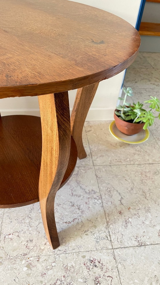 Image 1 of ART DECO inspired Gueridon side table