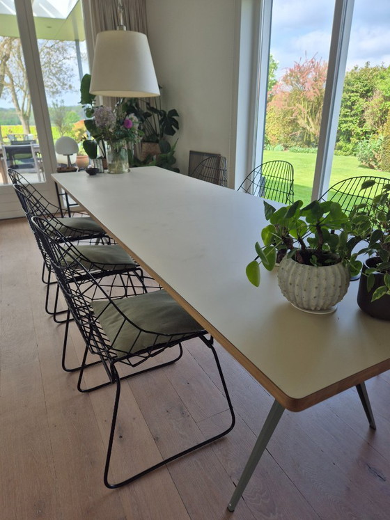 Image 1 of 6x Pastoe SM05 wire chairs door Cees Braakman zwart