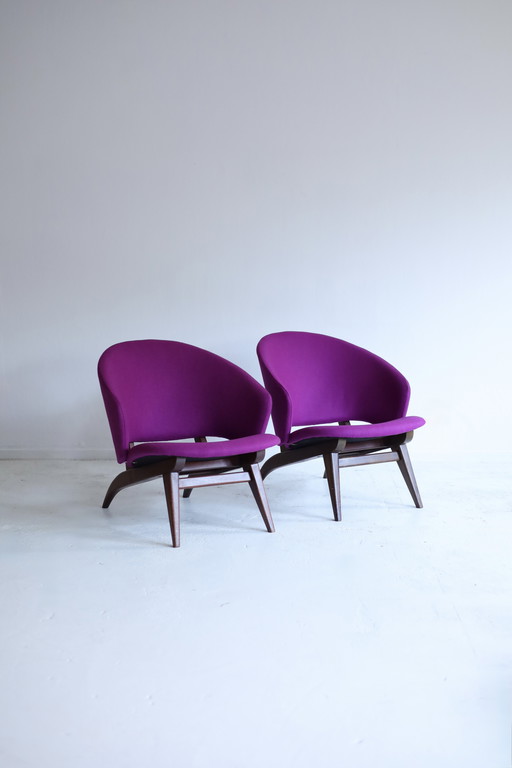 Ensemble de 2 fauteuils modèle 109, Theo Ruth, Artifort