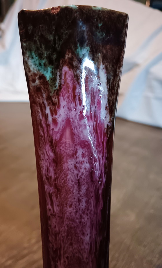 Image 1 of Jarrón de cerámica esmaltada - estilo Vallauris, años 50-70