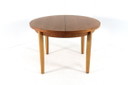 Round extendable dining table 'Rudolstadt' vintage