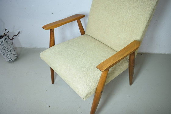Image 1 of Fauteuil uit de jaren 60, mid-century stijl, vintage stoel, fauteuil