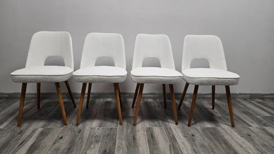 Image 1 of Eetkamerstoelen van Oswald Haerdtl voor Ton