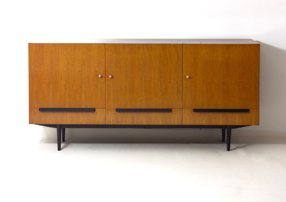 Image 1 of Credenza modernista belga in acero