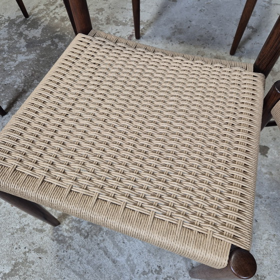 Image 1 of H.W. Klein, Bramin sillas danesas de cuerda de papel de los años 60