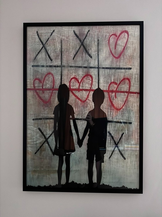 Image 1 of Impression sur toile de l'artiste BANKSY