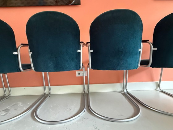 Image 1 of 5 fauteuils/chaises de conférence Gispen Design – 413R W.H. Gispen – Dutch Originals