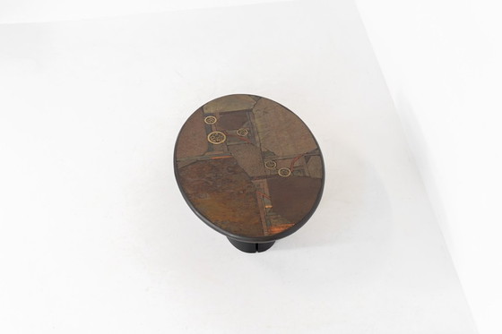 Image 1 of Brutalist coffee table by C. Kneip (Germany, 1990s).