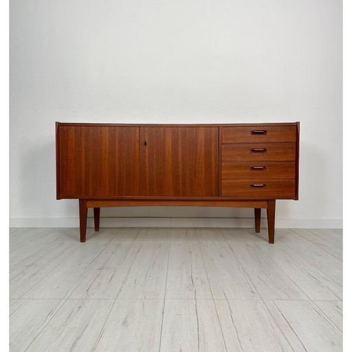Vintage Scandinavian Mid-Century Teak Sideboard 60s