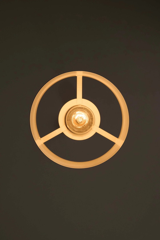 Copper "Club" Pendant by Jo Hammerborg for Fog & Mørup, 1960s, Ceiling lights, White (photo 3 of 6)