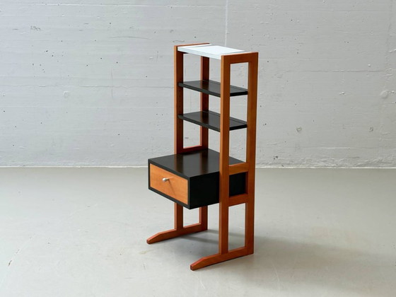 Image 1 of Postmoderne ladekast met open planken, jaren 80