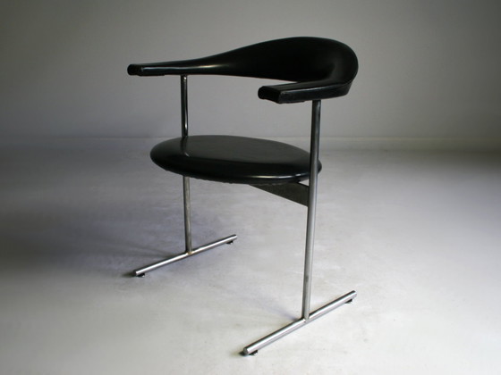 Image 1 of Bullhorn Chair RAR Hans Kaufeld 60th Kontor Chair Leather armchair