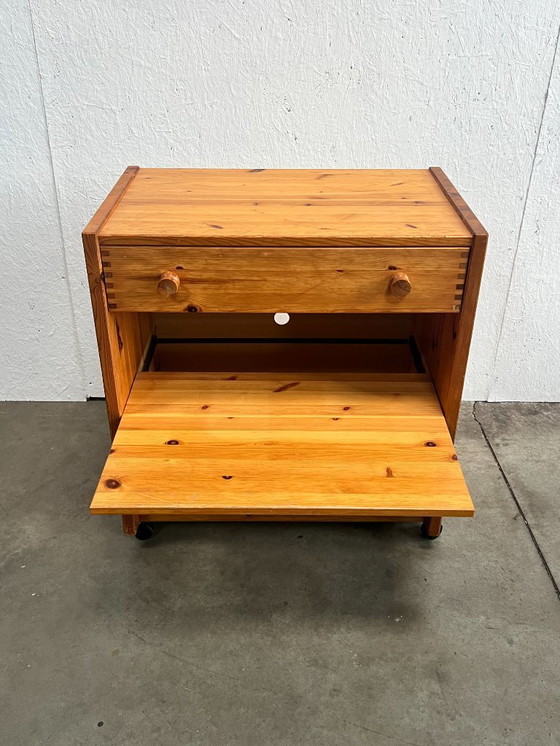 Image 1 of Vintage Audio Furniture, Cabinet, Pin, Pull-out Leaf, 1970's / 1980's