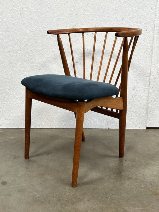 Four Vintage Sibast No. 6 Dining Chairs, Helge Sibast, Denmark 1950's