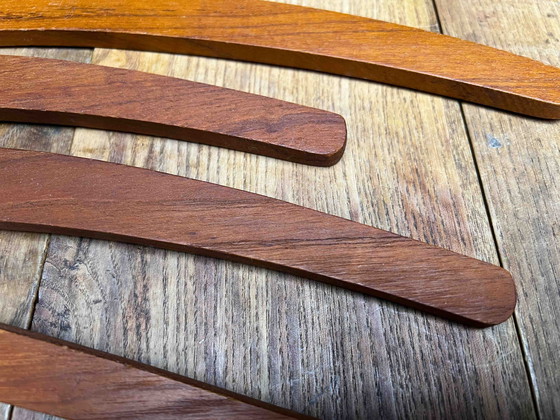 Image 1 of Teak Kleiderbügel | Coat Hanger | Dänemark | 8 Stück