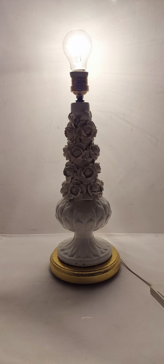 Image 1 of Keramische tafellamp uit Manises, Spanje, jaren 1970.