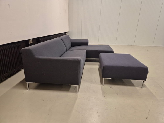 Image 1 of Rolf Benz - Freistil 180 - Corner Sofa - Anthracite - Fabric Ottoman