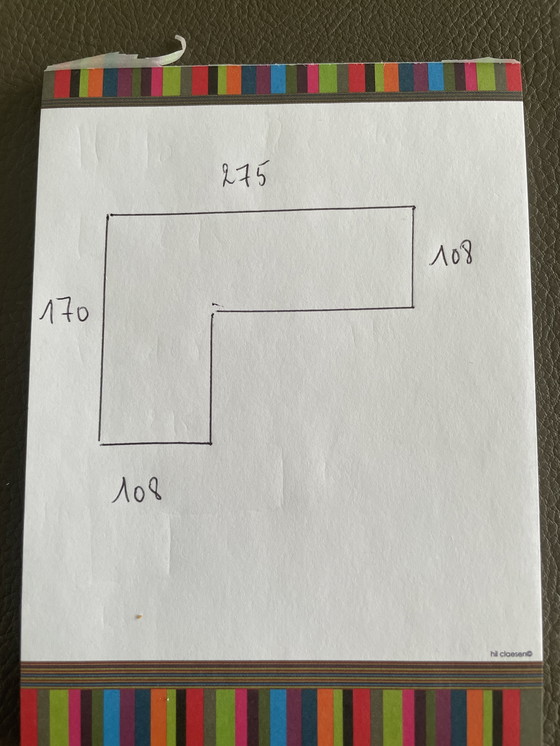 Image 1 of Leren in L vorm