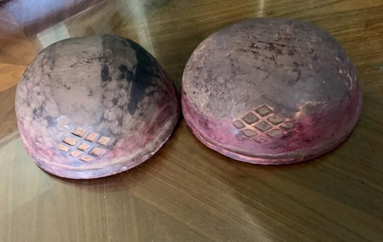 Deux bols anciens en bois sculpté - Style Jean Touret – Objets déco, Wood (photo 9 of 11)