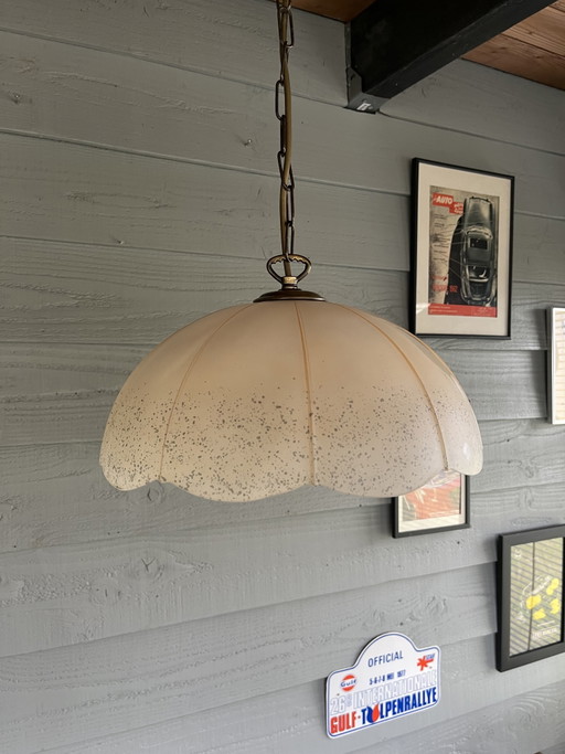 Vintage Herda Amsterdam Hollywood Regency Kürbis-Hängelampe