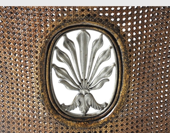 Image 1 of Schöner französischer Schwanenstuhl aus Bergère.