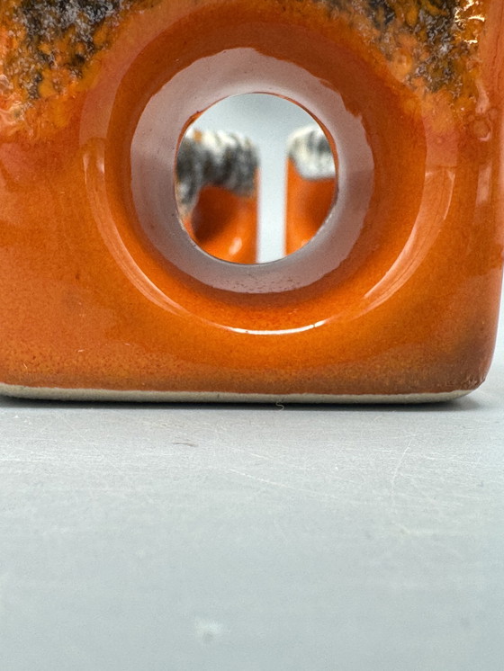 Image 1 of Vintage set of 3 ceramic candlesticks